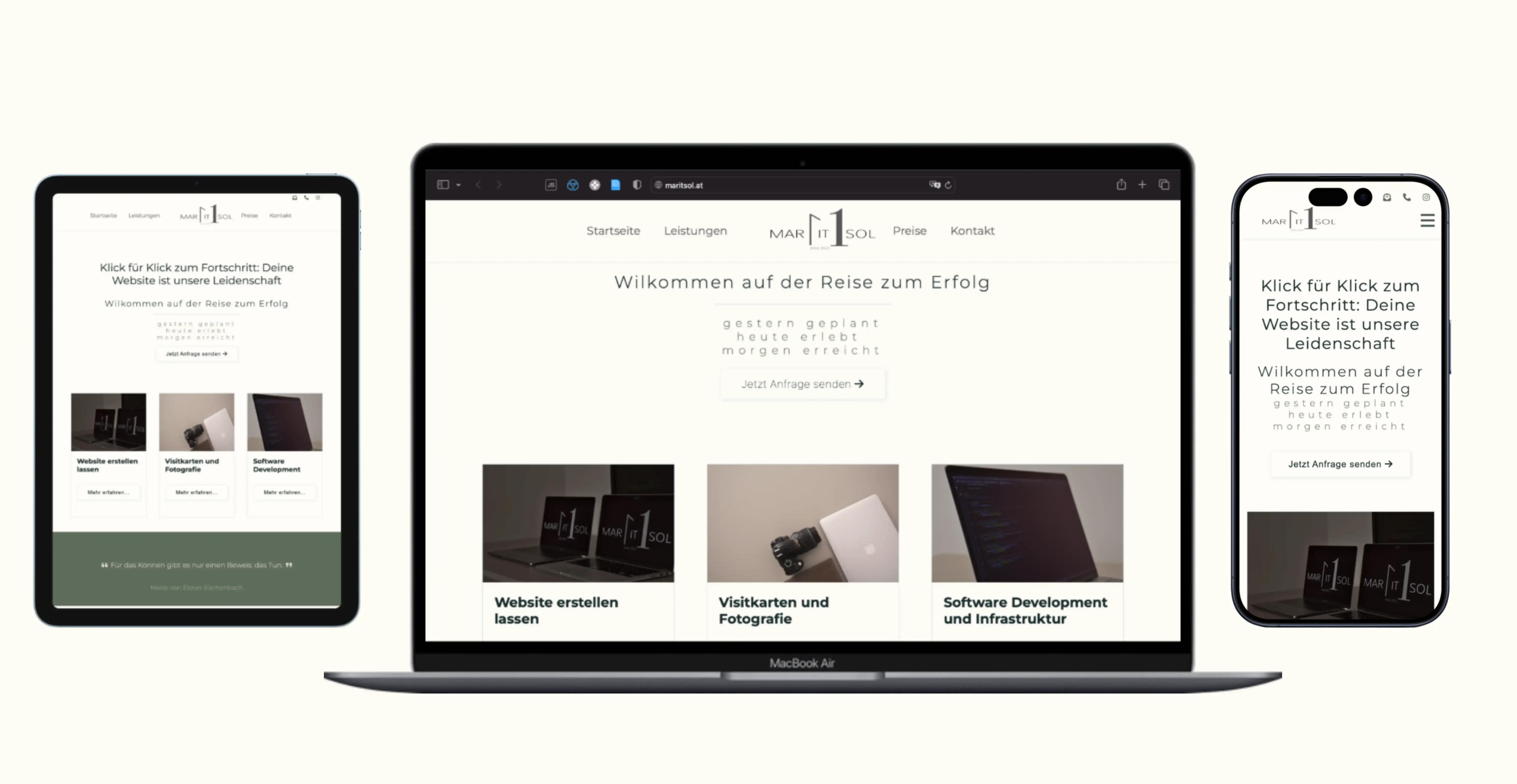 Responsive Webseite MarItSol
